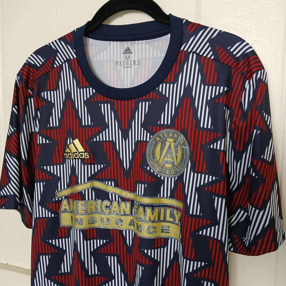 Atlanta United FC Adidas Jersey Men's Medium MLS Soccer Shirt Americana 2019 SS*